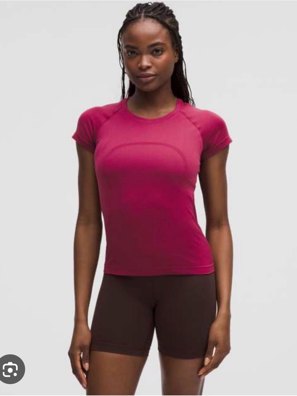 Lululemon Swiftly Tech Short Sleeve 2.0 Hip Length sz 4 in Prep Red